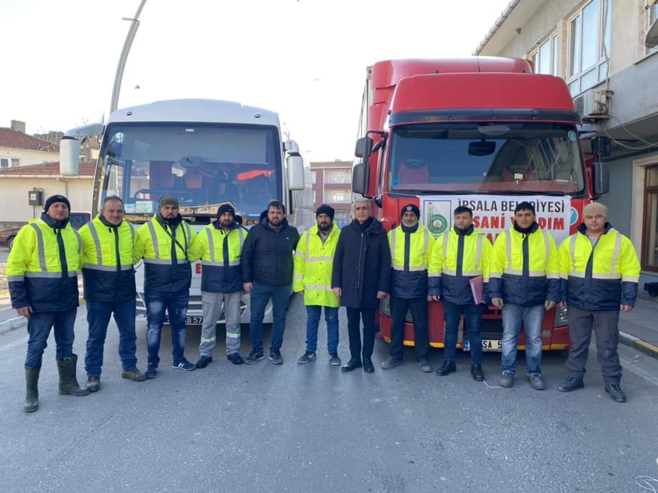 İpsala,Yardım İçin Kenetlendi